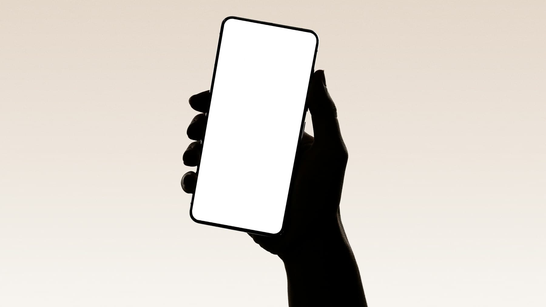 Phone owner checking a private handset