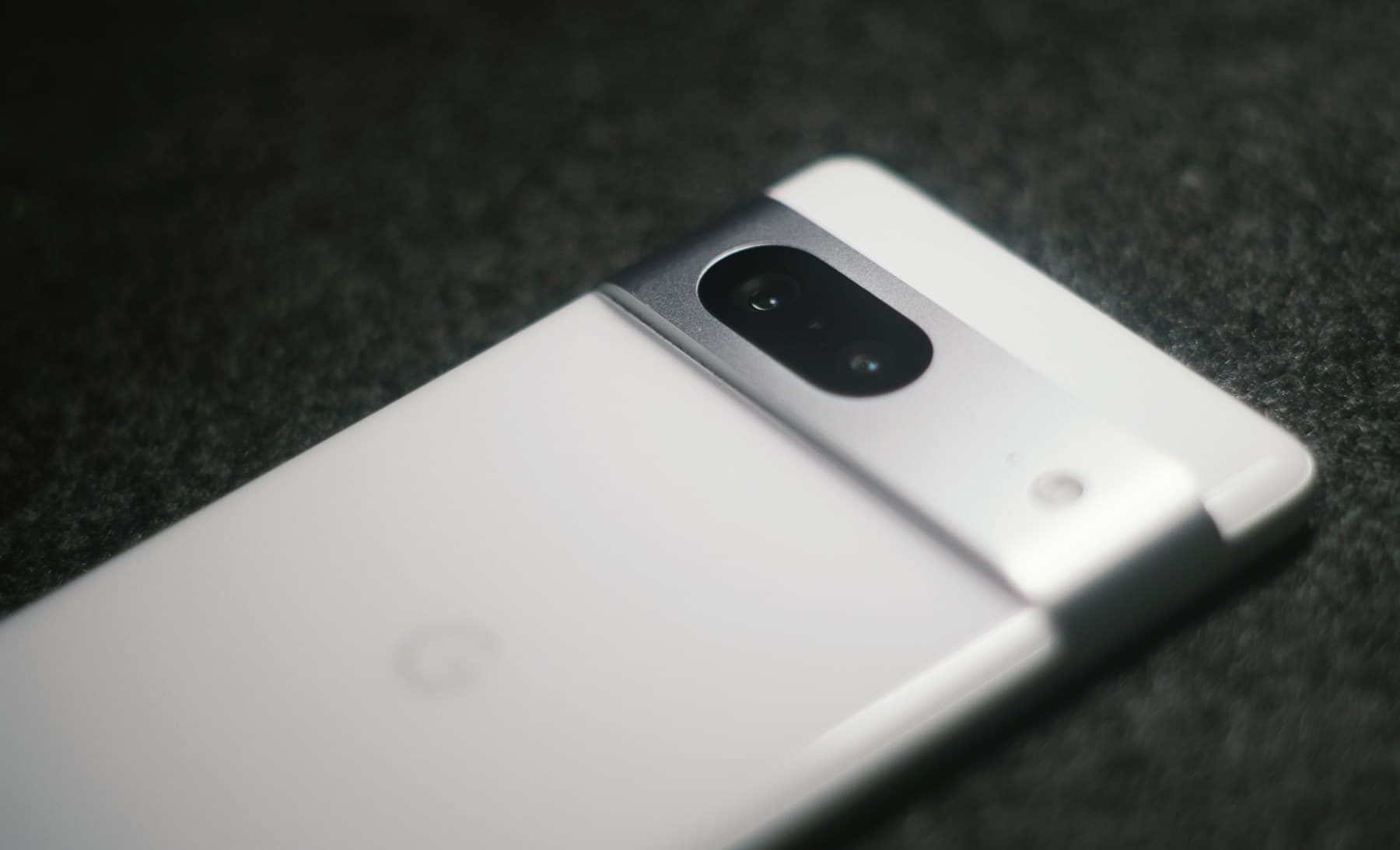 Private phone held away from the city